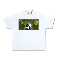 White cute panda Urban Heavy Tee - TumblerDesignByShophia