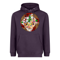 Plum Christmas chicken Heavyweight Hoodie - Artiststas