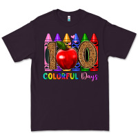 Plum 100 colorful day s Premium Tee - Artiststas