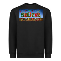 Black christmas believe license plate Heavyweight Sweatshirt - BundleAndBundleShop