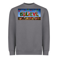 Storm christmas believe license plate Heavyweight Sweatshirt - BundleAndBundleShop
