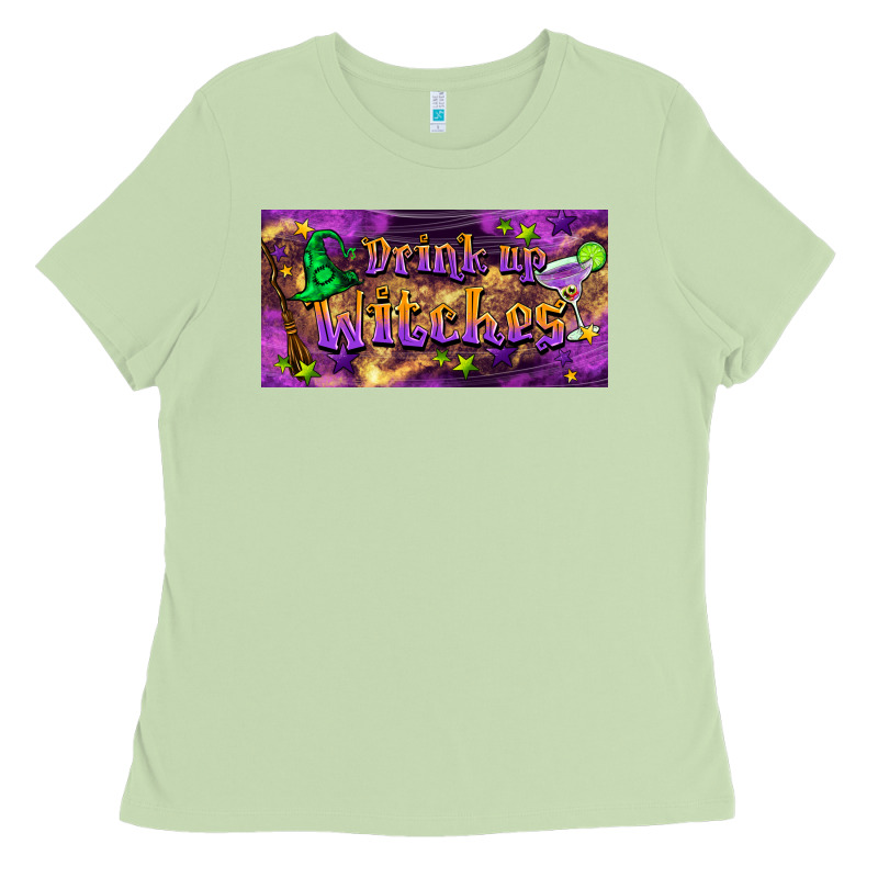 Drink Up Witches Ladies Tee by BarkalooDesign | Teevron