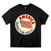 Black america change it or lose it   stars Heavy Core Tee - lanVoArt