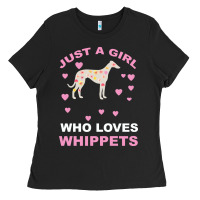 Just A Girl Who Loves Whippets Ladies Tee | Teevron