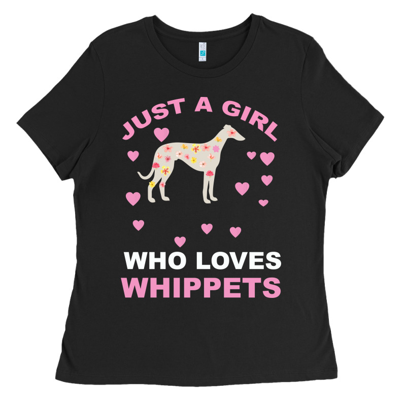 Just A Girl Who Loves Whippets Ladies Tee by Bettercallsaul | Teevron