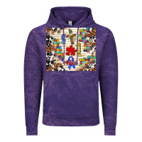 Cloud Purple faith puzzle ribbon Vintage Hoodie - TumblerDesignByShophia