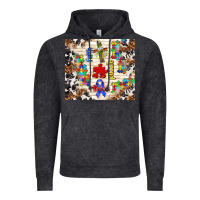 Vintage Black faith puzzle ribbon Vintage Hoodie - TumblerDesignByShophia