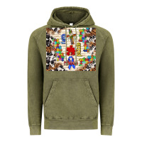 Vintage Olive faith puzzle ribbon Vintage Hoodie - TumblerDesignByShophia