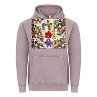 Vintage Zinc faith puzzle ribbon Vintage Hoodie - TumblerDesignByShophia