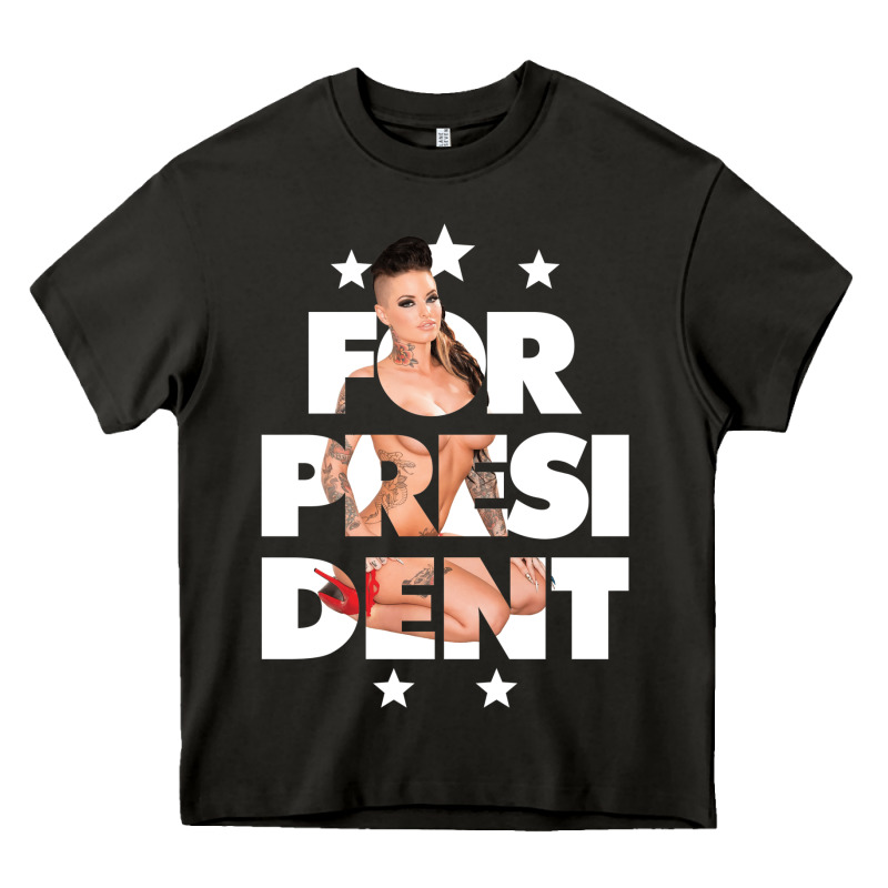 Christy Mack For President   Gift Heavy Core Tee by lanVoArt | Teevron