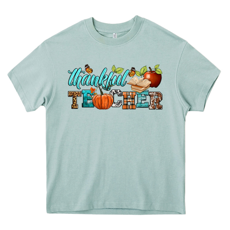 Thankful Teacher Heavy Core Tee by BundleAndBundleShop | Teevron