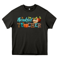 Asphalt thankful teacher Heavy Core Tee - BundleAndBundleShop