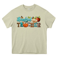 Mossy thankful teacher Heavy Core Tee - BundleAndBundleShop