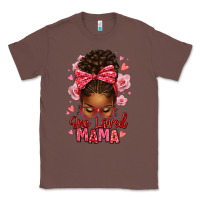 Chestnut one loved mama afro messy bun Classic Tee - texasbilliewilder