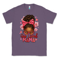 Lavender one loved mama afro messy bun Classic Tee - texasbilliewilder