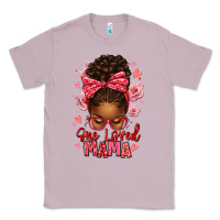 Lilac one loved mama afro messy bun Classic Tee - texasbilliewilder