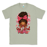 Matcha one loved mama afro messy bun Classic Tee - texasbilliewilder