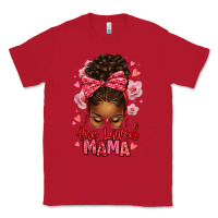 Red one loved mama afro messy bun Classic Tee - texasbilliewilder
