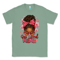 Sage one loved mama afro messy bun Classic Tee - texasbilliewilder