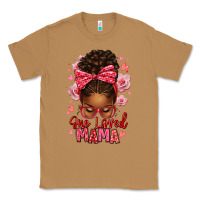 Toasted Coconut one loved mama afro messy bun Classic Tee - texasbilliewilder