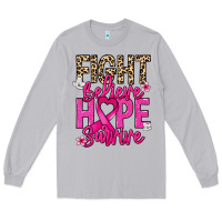 Moon Dust Fight believe hope survive Cancer Awareness Long Sleeve Tee - HowdyJamesFarm