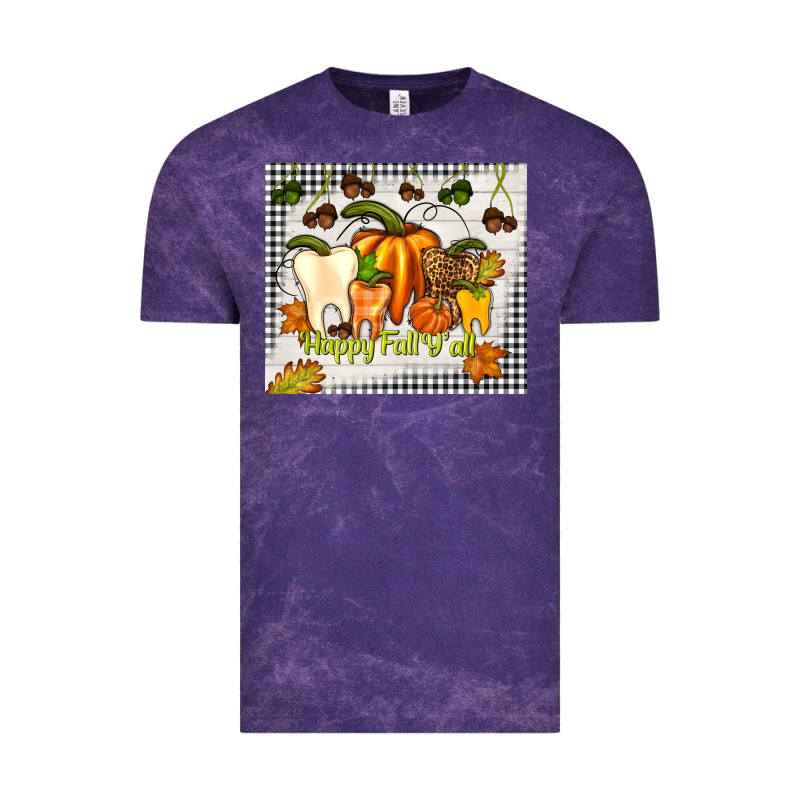 Happy Fall Y'all Teeth Vintage Tee by TumblerDesignByShophia | Teevron