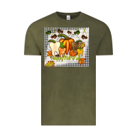 Vintage Olive happy fall y'all teeth Vintage Tee - TumblerDesignByShophia