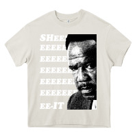 Cream clay davis quotsheeeeeeitquot 3  t travel Heavy Core Tee - lanVoArt