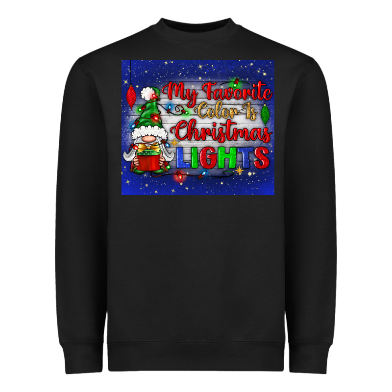 My Favorite Color Is Christmas Lights Heavyweight Sweatshirt by BundleAndBundleShop | Teevron