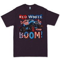 Plum red white and boom 4th of july Premium Tee - Artiststas