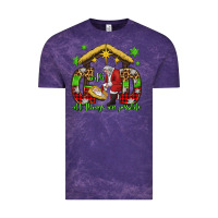 Cloud Purple with god all things are possible santa baby jesus Vintage Tee - Jasminsmagicworld