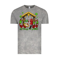 Cloud Rock with god all things are possible santa baby jesus Vintage Tee - Jasminsmagicworld