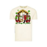 Vintage Arctic with god all things are possible santa baby jesus Vintage Tee - Jasminsmagicworld