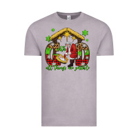 Vintage Zinc with god all things are possible santa baby jesus Vintage Tee - Jasminsmagicworld