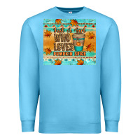 Ocean Blue just a girl who loves pumpkin spice tumbler Premium Sweatshirt - Artiststas