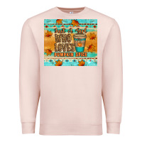 Pale Pink just a girl who loves pumpkin spice tumbler Premium Sweatshirt - Artiststas