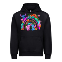 Black stitch and lilo rainbow Urban Hoodie - AdoDesignShop