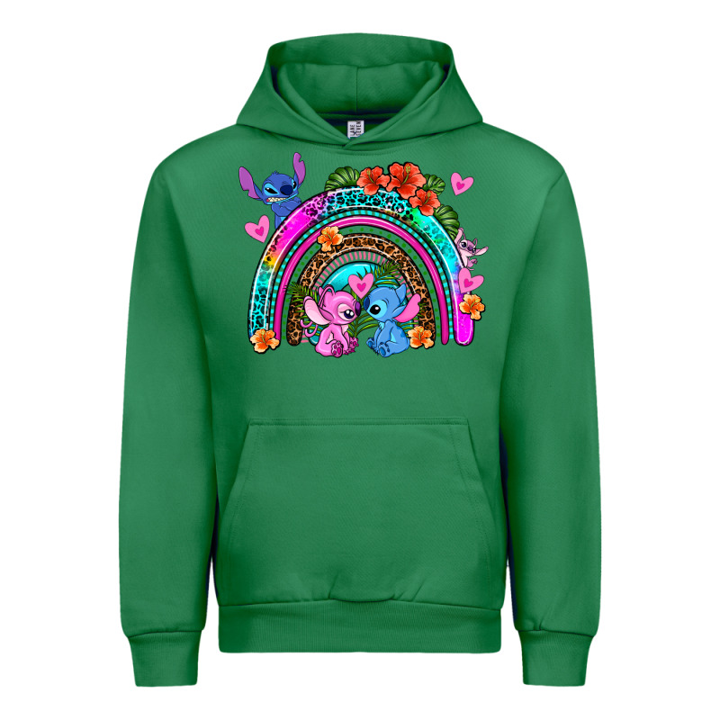 Stitch And Lilo Rainbow Urban Hoodie by AdoDesignShop | Teevron