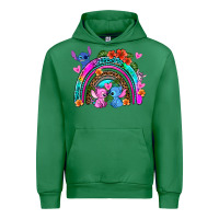 Emerald stitch and lilo rainbow Urban Hoodie - AdoDesignShop