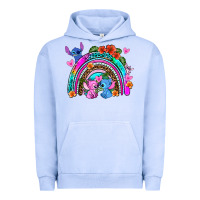 Pigment Grape Ice stitch and lilo rainbow Urban Hoodie - AdoDesignShop