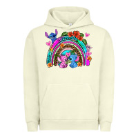 Pigment Pistachio stitch and lilo rainbow Urban Hoodie - AdoDesignShop