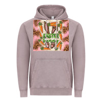 Vintage Zinc easter bunny with carrots Vintage Hoodie - TumblerDesignByShophia