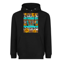 Black Welcome fall Heavyweight Hoodie - Artiststas