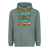 Sage Welcome fall Heavyweight Hoodie - Artiststas