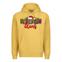 Antique Gold Christmas Grandpa Claus Premium Hoodie - FaDigitalArtStudio