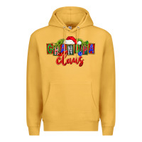 Mustard Christmas Grandpa Claus Premium Hoodie - FaDigitalArtStudio