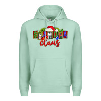 Seafoam Christmas Grandpa Claus Premium Hoodie - FaDigitalArtStudio