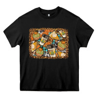 Black autumn distressed background Heavy Core Tee - BundleAndBundleShop