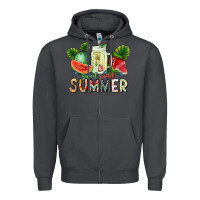 Smoke summer Zipper Hoodie - CowhideDigitalArt