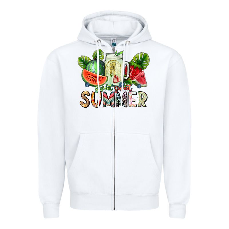 Summer Zipper Hoodie by CowhideDigitalArt | Teevron